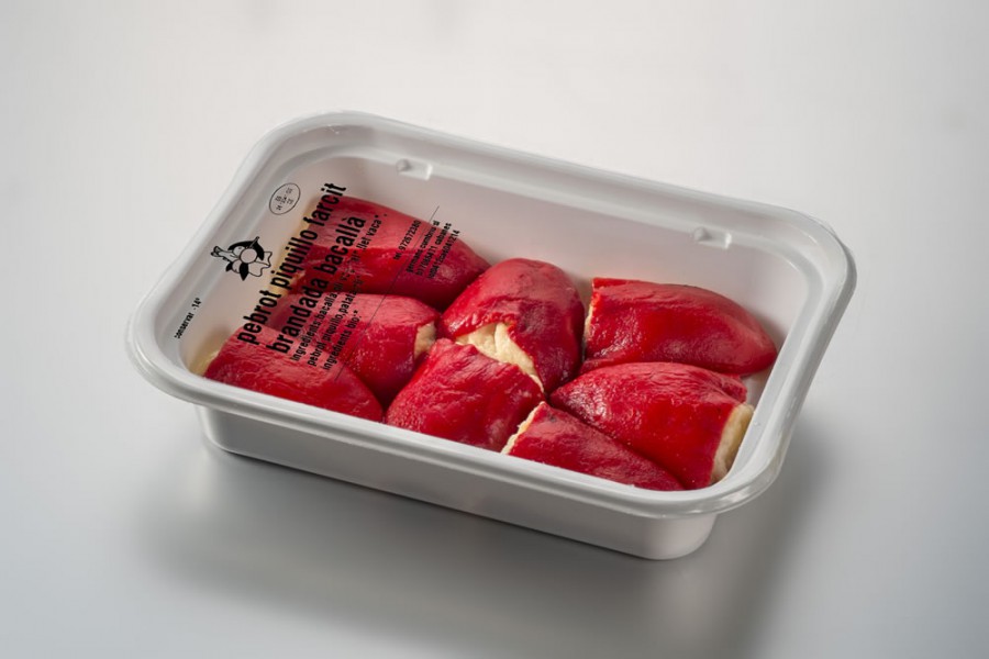 Pebrots de piquillo farcits de brandada