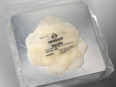 Carpaccio de bacall&agrave;
