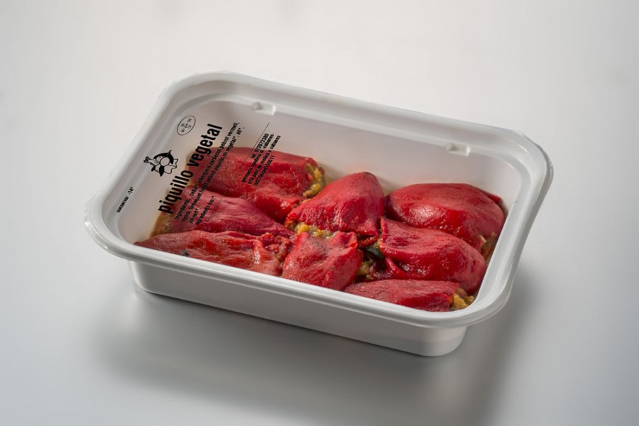 Pebrots de piquillo farcits de verdures